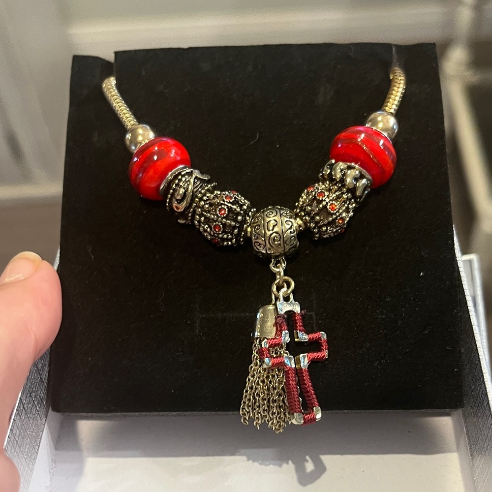 Cross Charm Bracelet